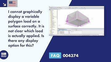 FAQ 004374 | I cannot graphically display a variable polygon load on a surface correctly.