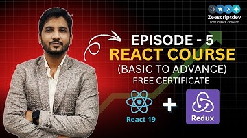 React Course 2025 (Ep.5) – Events & Interactions Explained | Hindi React Tutorial