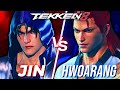 Tekken 8  jin vs hwoarang  classic rivalry set