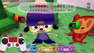 PaRappaTheRapper2:battle mode all stages difficulties 3 pcsx2 emulator