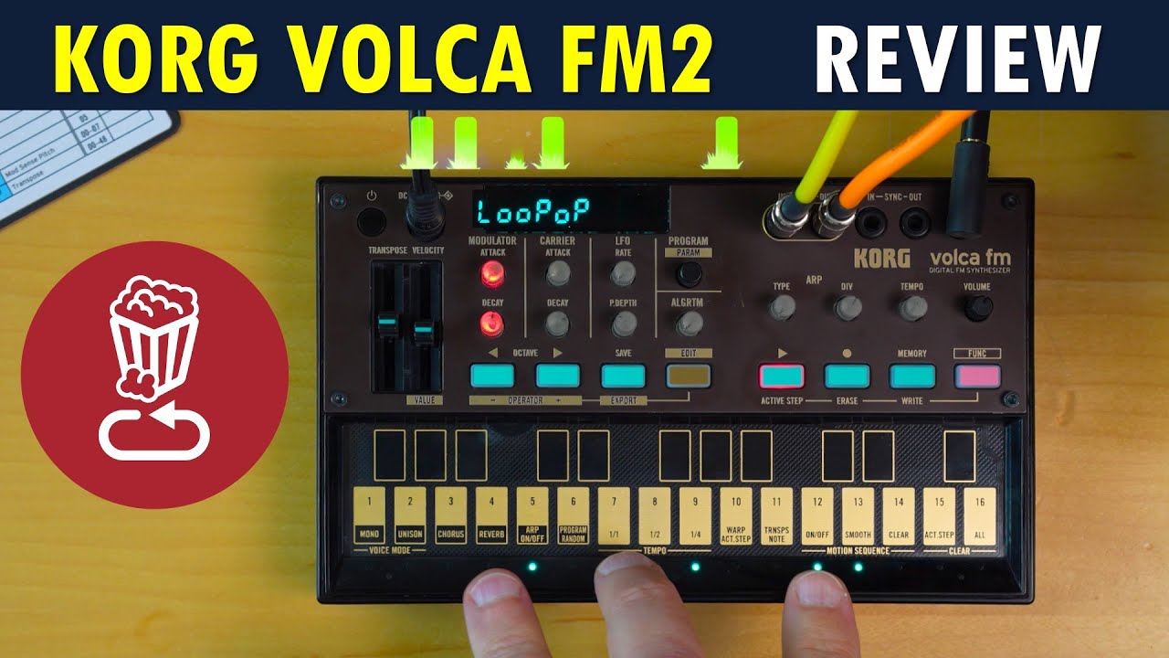 Review: Korg Volca FM2 vs OG // DX-7 based synth gets better // Volca FM 2  synthesis tutorial