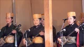 首里城の地謡 四つ竹 野村流伝統音楽協会 The Ryukyuan Music 2013.02.10