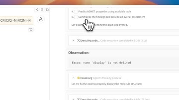 Biomni example: molecule ADMET profiling
