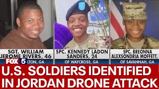 3 U.S. soldiers killed in Jordan drone attack identified