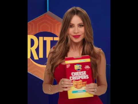 Couch - Even Sofia Vergara can't keep her hands off  RITZ Cheese Crispers. They're cheesy. They're crispy. They're irresistible. #CrispyCheesyRITZ