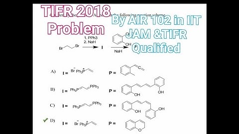TIFR 2018 problem upon Wittig reaction