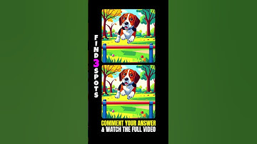 🔎Try to find 3 differences! 🕵️‍♀️