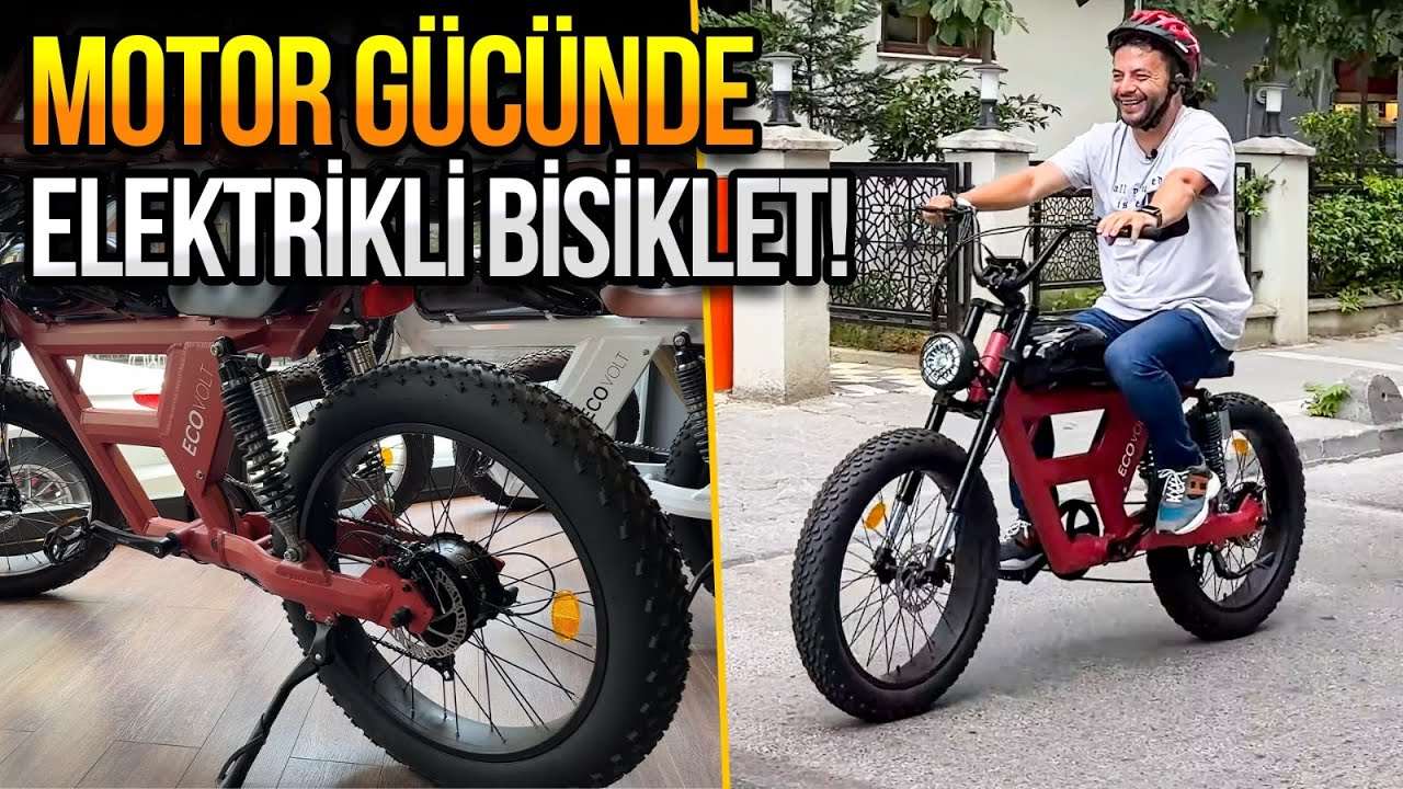 MOTOR GİBİ ELEKTRİKLİ BİSİKLET! - Ecovolt elektrikli bisiklet inceleme! -  YouTube