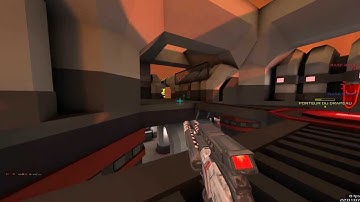 Xonotic CTF - Lucky flag return on map Abyss