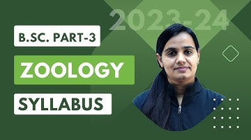 B.Sc. Final Year Zoology Syllabus |   Session 2023-24 | #bsc