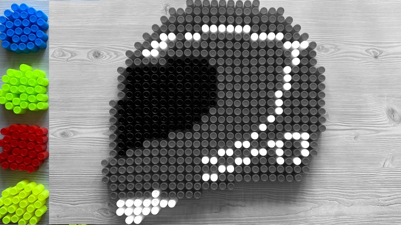 DIY HowTo Make Motorcycle Helmet With Plastic Caps Satisfaying ASMR