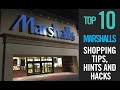 TOP 10 Marshalls Shopping Tips, Hints and Hacks