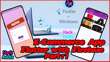 🛑 E-Commerce App Full Using Flutter With Firebase | PART 1 | Flutter Online Shop App | Part 1