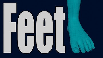 [Blender] Feet retopology with PolyQuilt addon