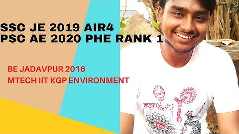 Anish || Psc Ae interview experience. Wbpsc AE 2020 topper. SSCJe AIR 4. civil engineering interview