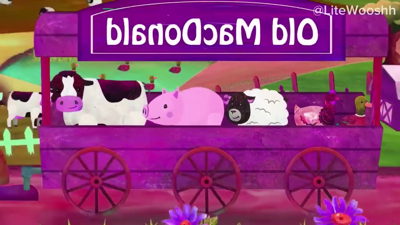 Самый безумный ремикс Old MacDonald, который вы когда-либо видели! 🐮🌈 В неоновом стиле #neonvibes...