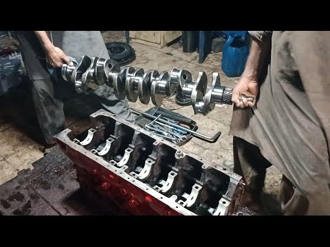 How To Repair Hino 7D Truck 6 Cylinder Engine | Hino 7D Engine ...