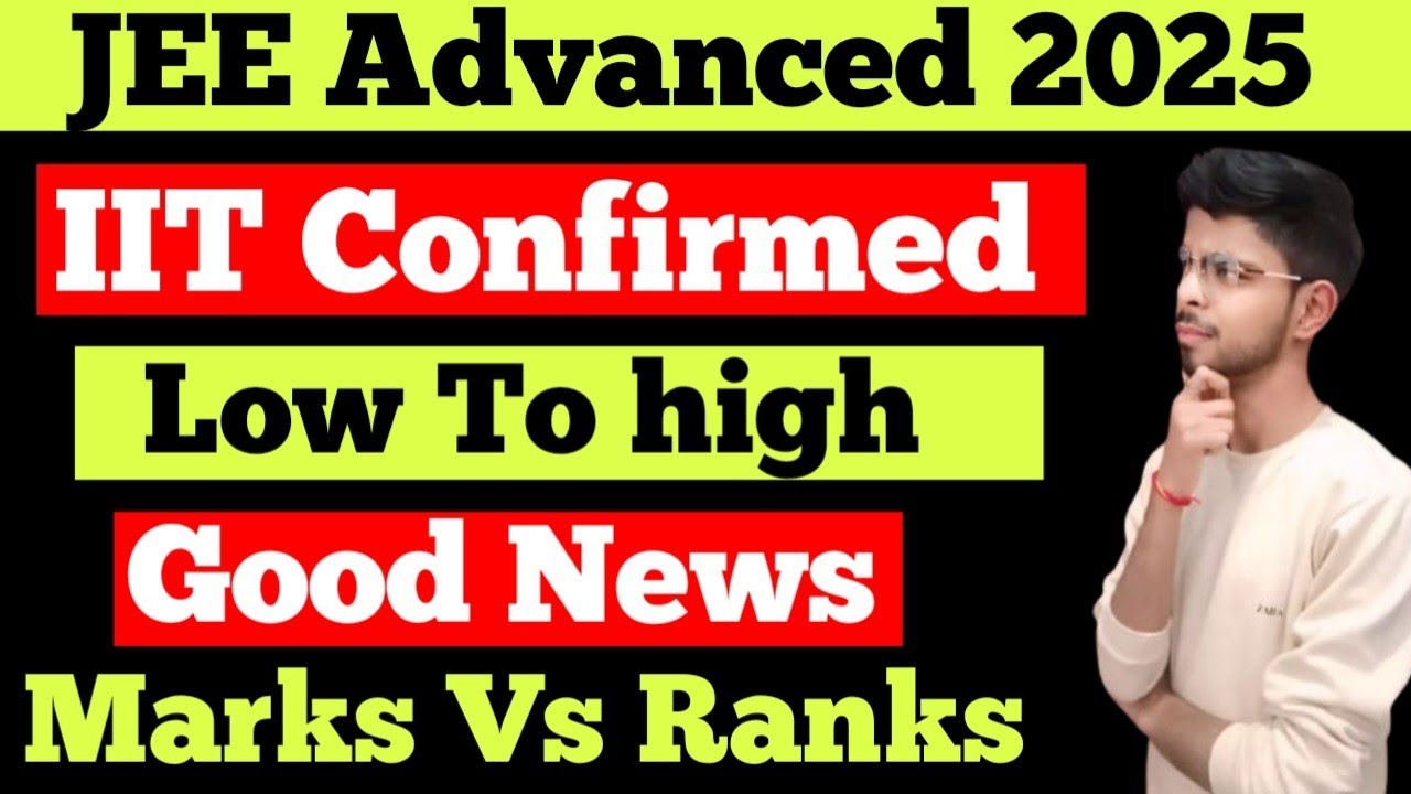 Jee Advanced 2025 Results | IIT CUT OFF 2025 | Jee Advanced 2025 marks ...