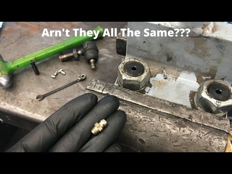 How to install Grease/Zerk Fittings (Threaded and Drive Type)