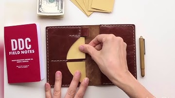 Leather Field Notes Cover - Brown  No.44