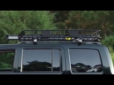 XCAR Roof Rack Carrier Basket Rooftop Cargo Carrier with Extension