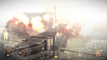 Fallout 4 Robot Races Explosions!