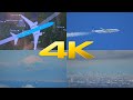 4K | Sunny KLM flight from Amsterdam to Tokyo Narita