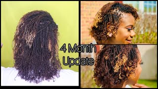 D.I.Y. MICROLOCS |4 MONTH UPDATE // What to Spray On Your Microlocs To Keep Them Fresh