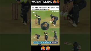 Jos-The Boss Against Mitchell Starc