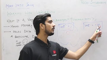[Day 6] Working with Java Variables for Class XII Information Practices by Tech Shubham
