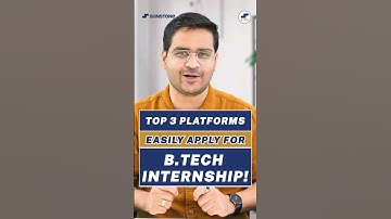 💥Easy Way To Get Internship BTech 1st Year! Top 3 Internship Platforms! #shorts #BTech #internships