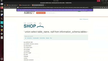 Portswigger || Sql Injection || Lab 9