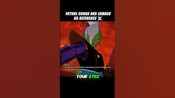 Future Gohan And Zamasu Og Reference 🤯 #crashout #futuregohan #sparkingzero #dragonballz #dbz