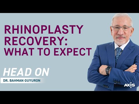 Video thumbnail: Rhinoplasty Recovery: What To Expect · Bahman Guyuron MD