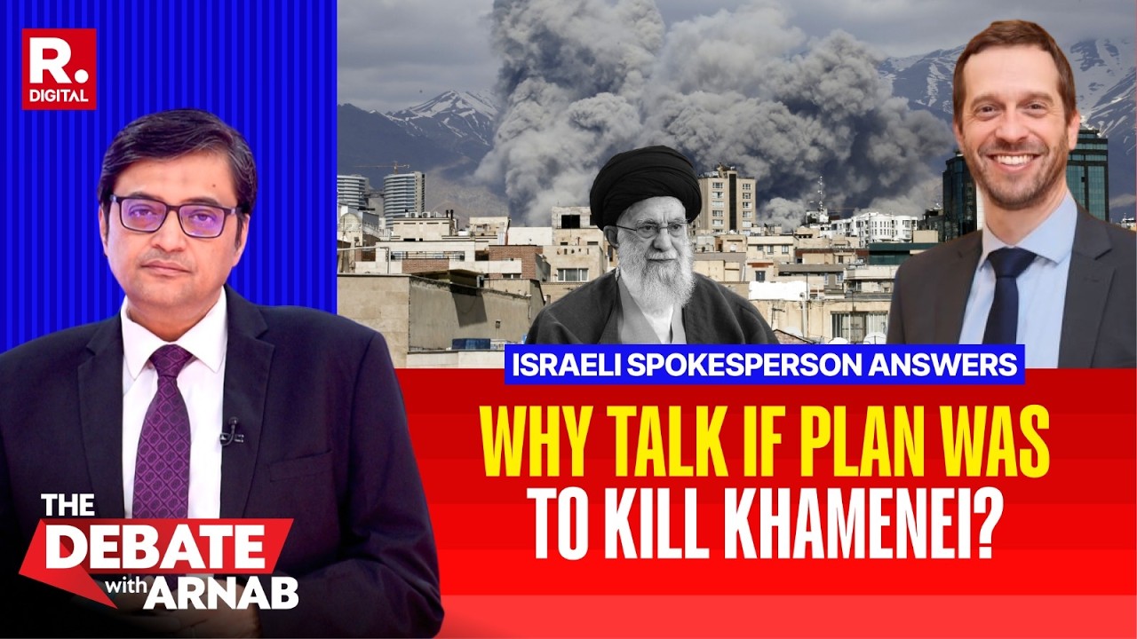 Arnab Asks Israeli Spokesperson, Why Was Khamenei Killed Despite US Talks With Iran?