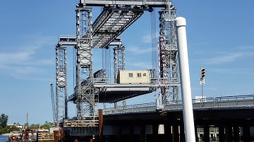 New Southern Lift Bridge test.