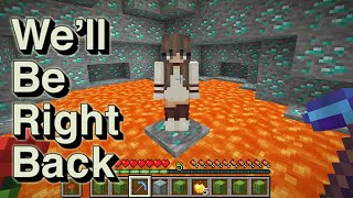 CURSED MINECRAFT - WE"ll BE RIGHT BACK FUNNY MOMENTS BY BORIS CRAFT MEME 3