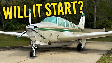 Ik heb een zeldzaam verlaten vliegtuig gekocht dat jarenlang stil heeft gestaan