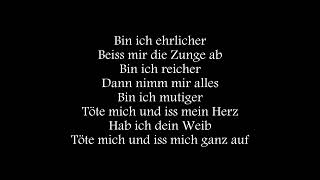 Rammstein - Eifersucht (Lyrics)