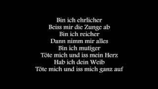 Rammstein - Eifersucht (Lyrics)