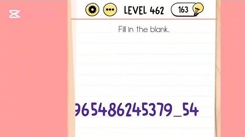 brain test level 462 tricky puzzle