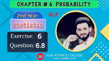 first year statistics chapter 6 Question 6.8 || 11th class Statistics Probability[ICS]