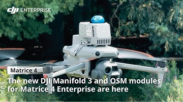 The new DJI Manifold 3 and OSM modules for Matrice 4 Enterprise are here!