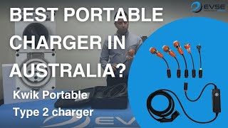 Best portable charger in Australia? | Kwik Portable Type 2 Charger w/ adjustable tails | Overview