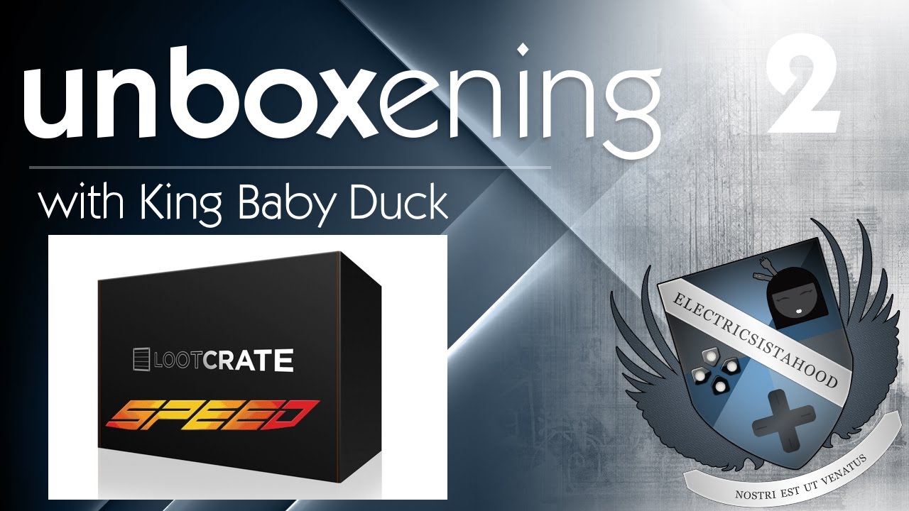 the unboxening loot crate september 2016 speed box youtube