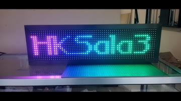 Running Text RGB Full Colour 20x70cm Wifi Outdoor