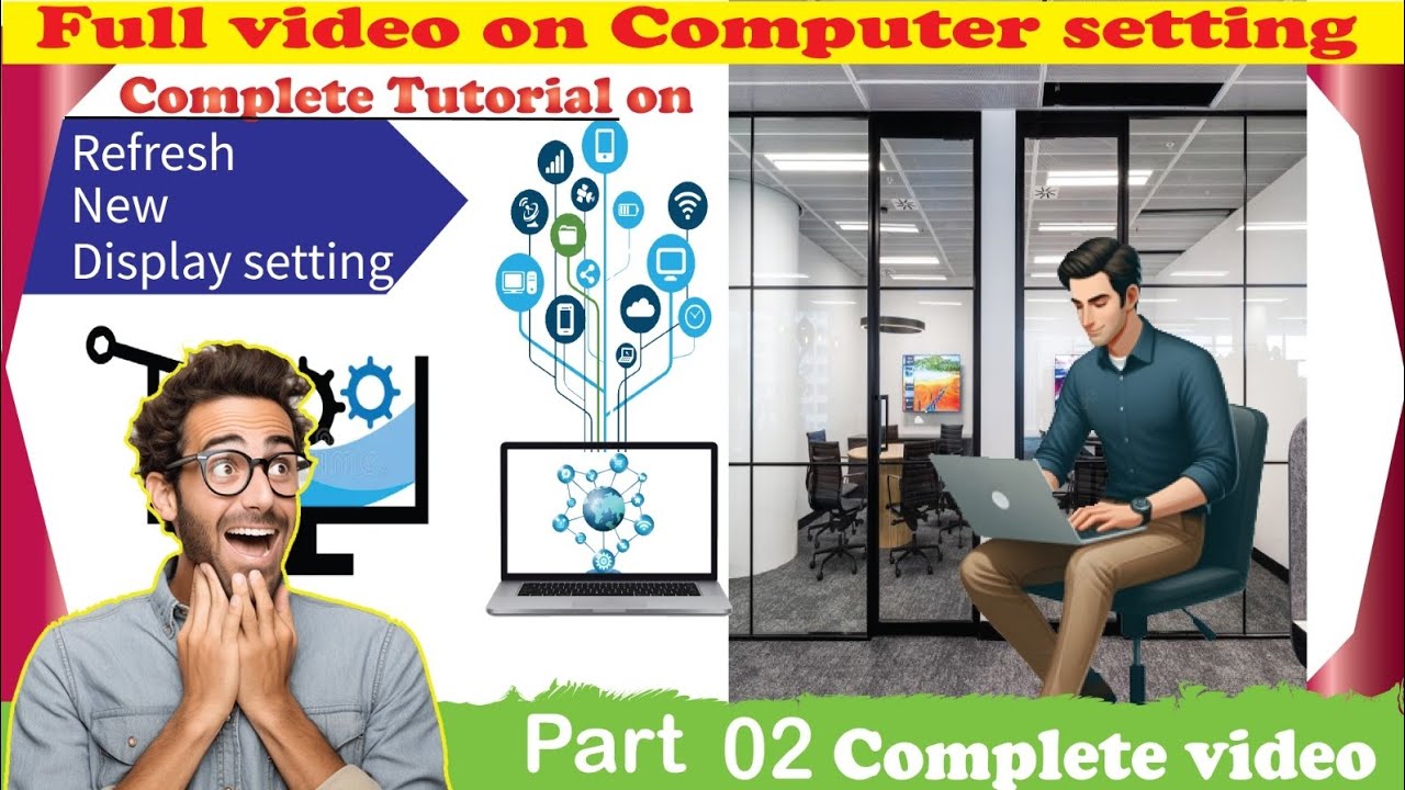 Full video on computer setting with advanced Shortcuts keys, Complete ...