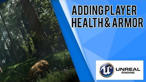 Unreal Engine 4 (සිංහලෙන්) #9 - Creating a Third Person Game | Player Health & Armor