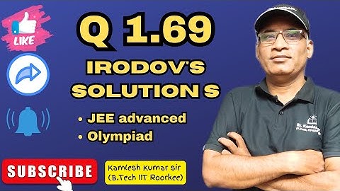 Irodov 1.69: A must-solve for JEE & Physics Olympiad aspirants #JEEAdvancedPhysics #PhysicsOlympiad