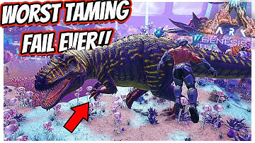 R-GIGA TAMING FAIL AND LOOKING FOR MAX LEVEL VELONASAURS!! || Ark Genesis 2 Ep 236!